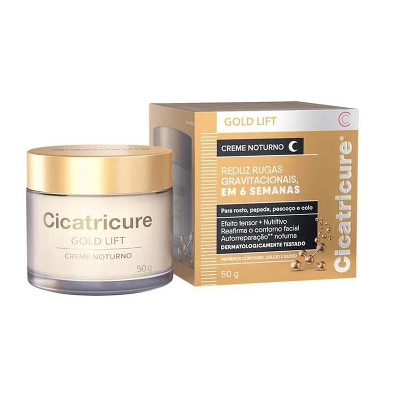 Cicatricure Creme Facial Gold Lift Noturno 50g